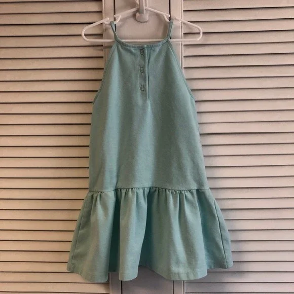 Janie And Jack Size 6 Mint Green Summer Dress - Picture 5 of 6